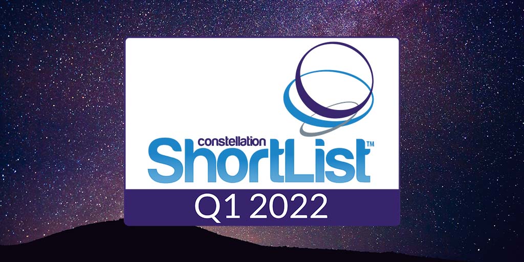 Constellation Shortlist badge for Q1 2022